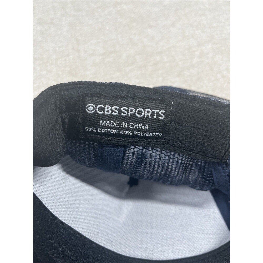 CBS Sports Crew Cap Adult Golf Trucker Hat Blue - Picture 6 of 6